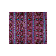 Triangles Crushed Velvet Blanket