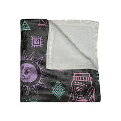 Tribal Crush Crushed Velvet Blanket