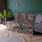 Beaded Crush Crushed Velvet Blanket