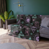 Tribal Crush Crushed Velvet Blanket