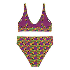 Kente Crush High Waist Bikini