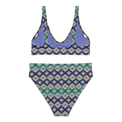 So Blue High Waist Bikini