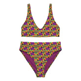 Kente Crush High Waist Bikini