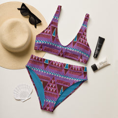 Triangles High Waist Bikini