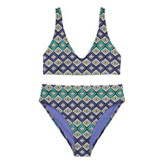 So Blue High Waist Bikini