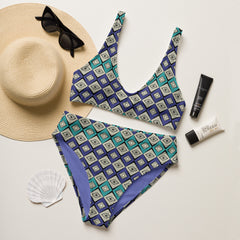 So Blue High Waist Bikini