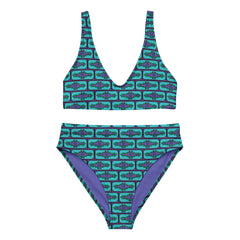 Aztek-y High Waist Bikini