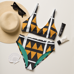 Golden Triangle High Waist Bikini