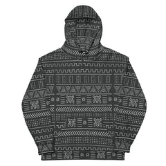 B/W Mudcloth Hoodie