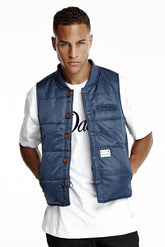 Daily Paper Navy Padded Vest