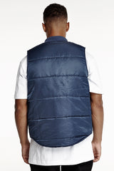 Daily Paper Navy Padded Vest