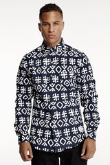 Daily Paper Navy Berber Shirt