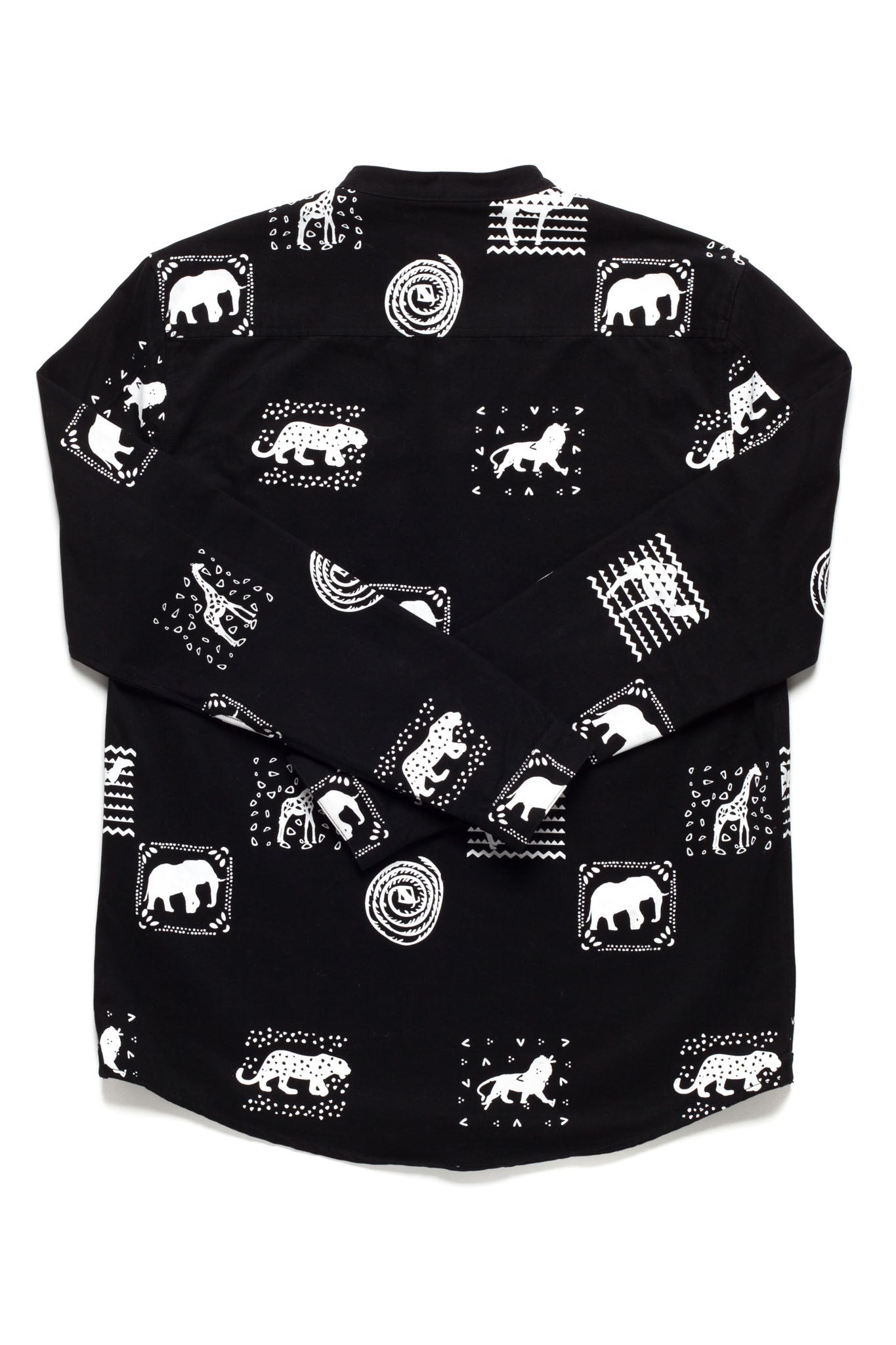 Daily Paper Black Animal Print Shirt