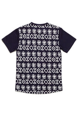 Daily Paper Navy Berber Panel T-Shirt