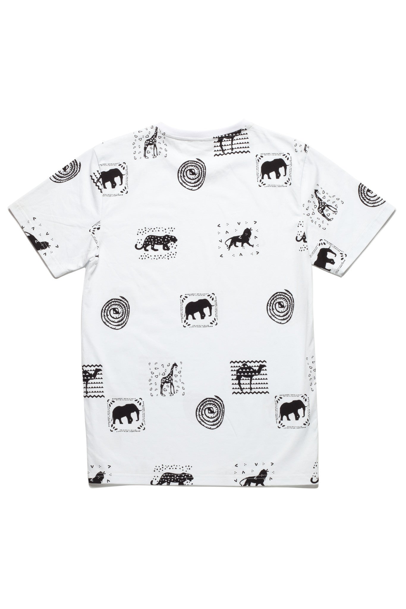 Daily Paper White Animal Print T-Shirt