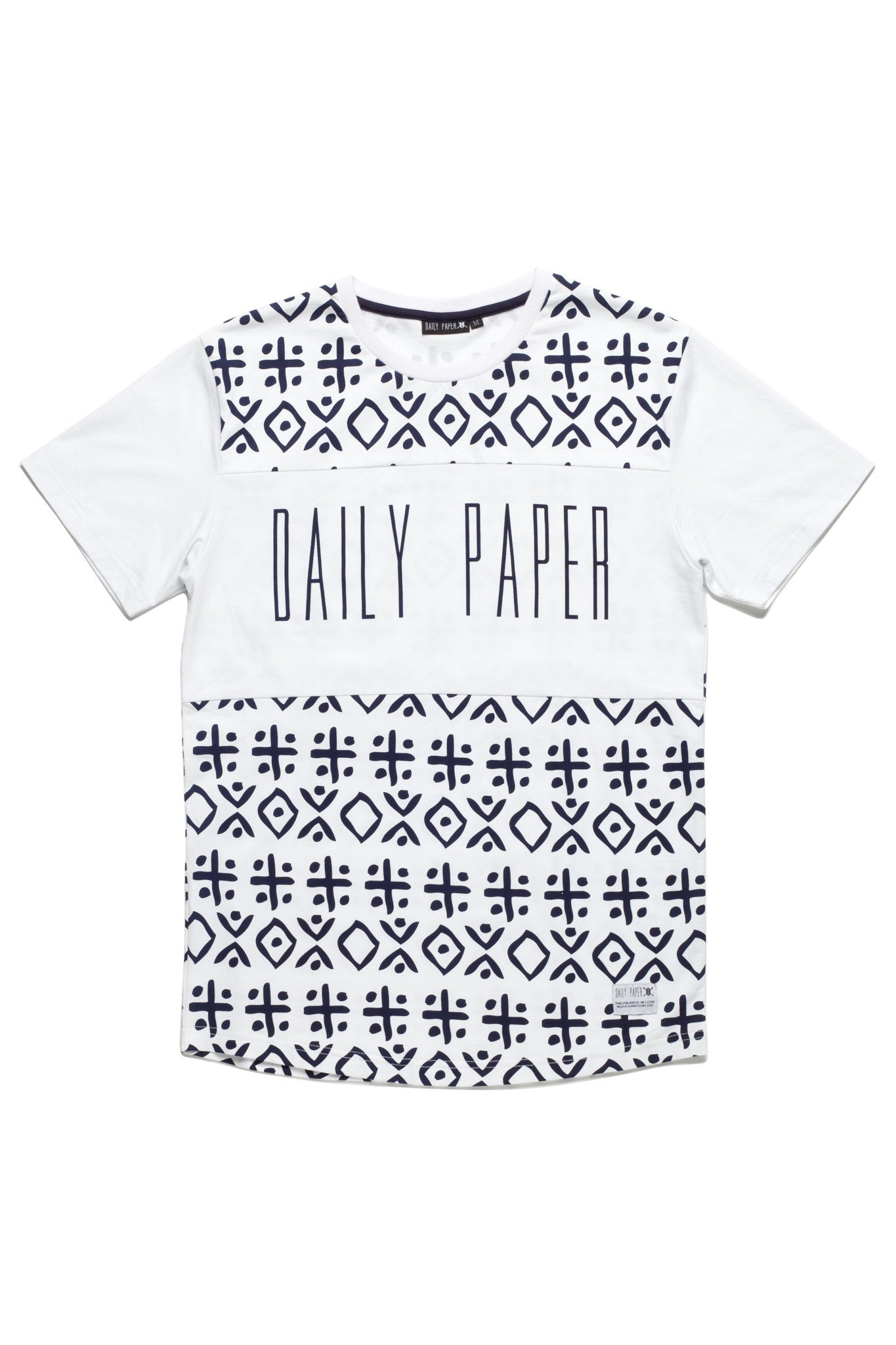 Daily Paper White Berber Panel T-Shirt