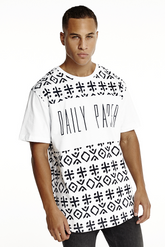 Daily Paper White Berber Panel T-Shirt