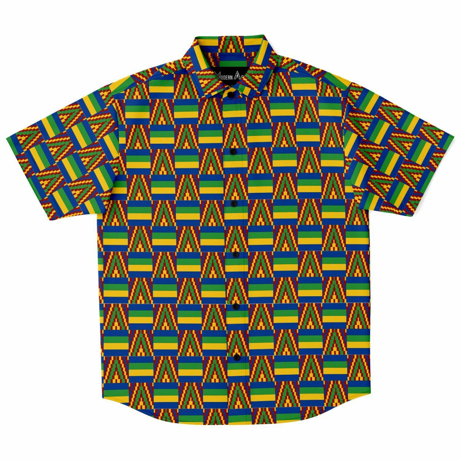Digi Kente Short Sleeve Shirt