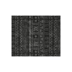 BW Mud Cloth Crush Crushed Velvet Blanket