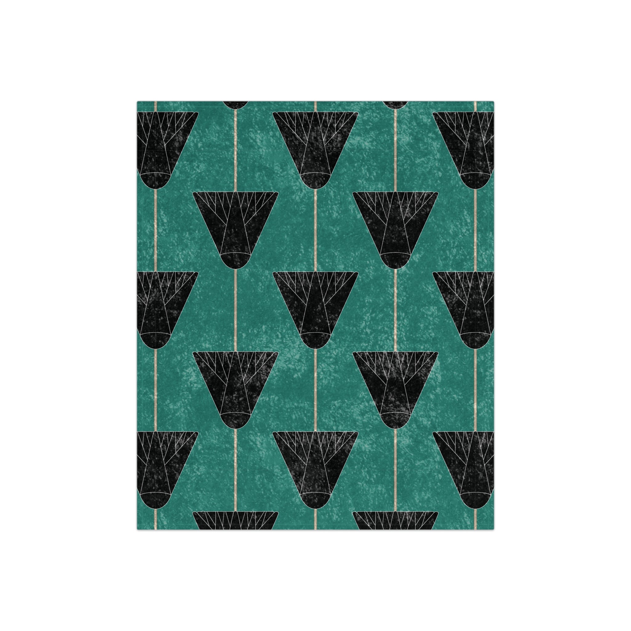 Locust Crushed Velvet Blanket