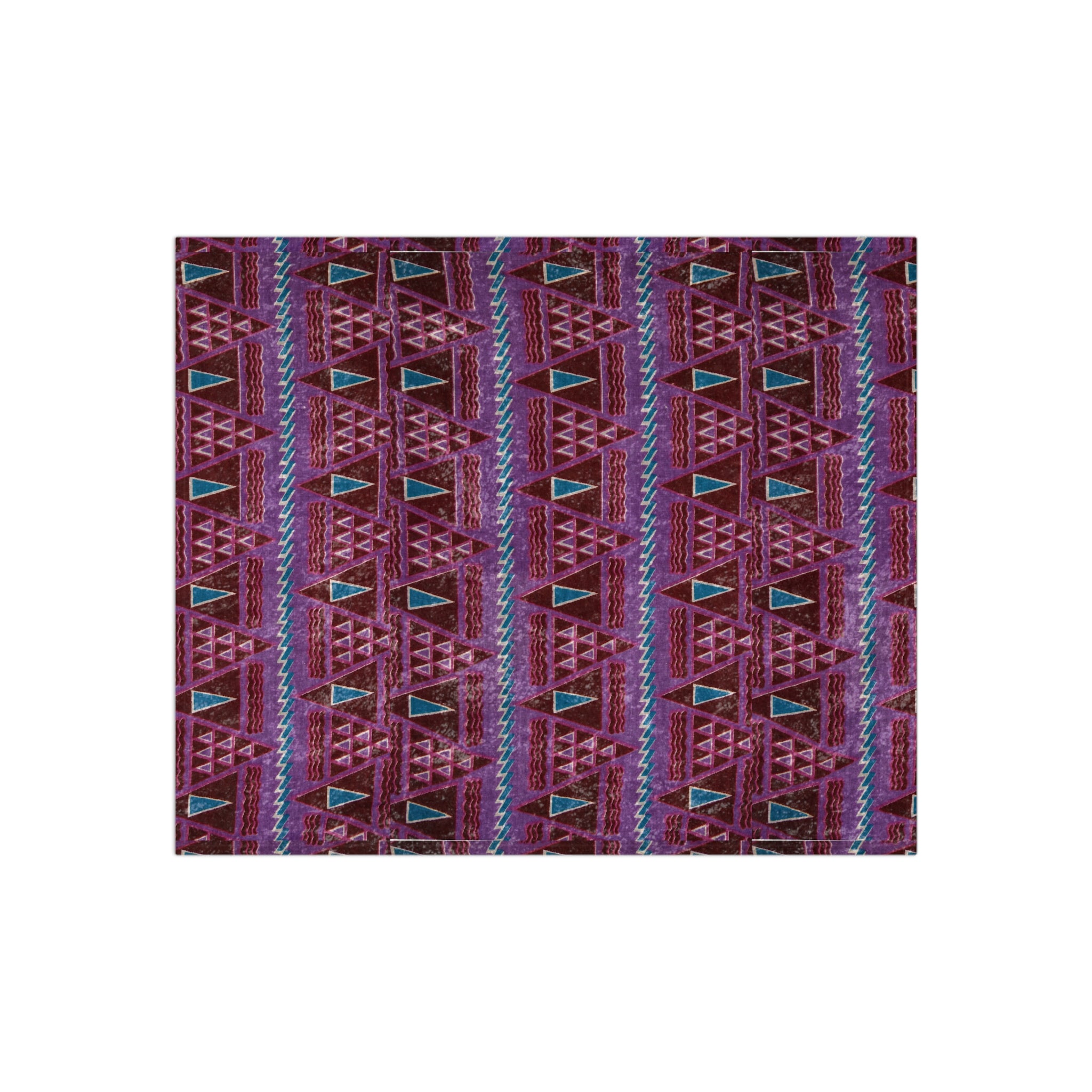 Triangles Crushed Velvet Blanket