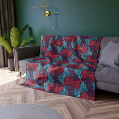 Twists Crush Crushed Velvet Blanket