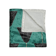 Locust Crushed Velvet Blanket