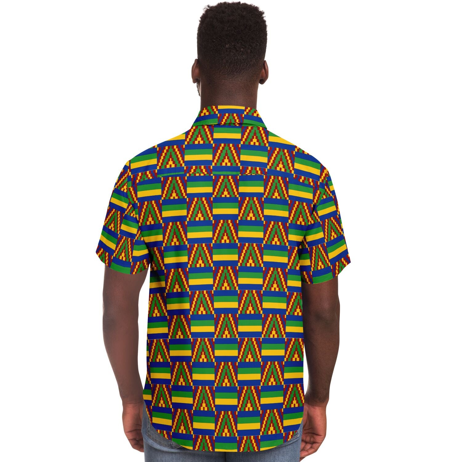 Digi Kente Short Sleeve Shirt