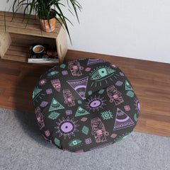 Tribal Round Floor Pillow