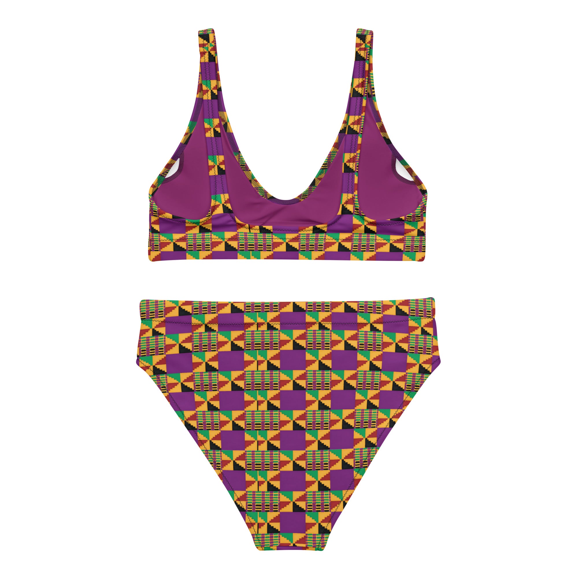 Kente Crush High Waist Bikini