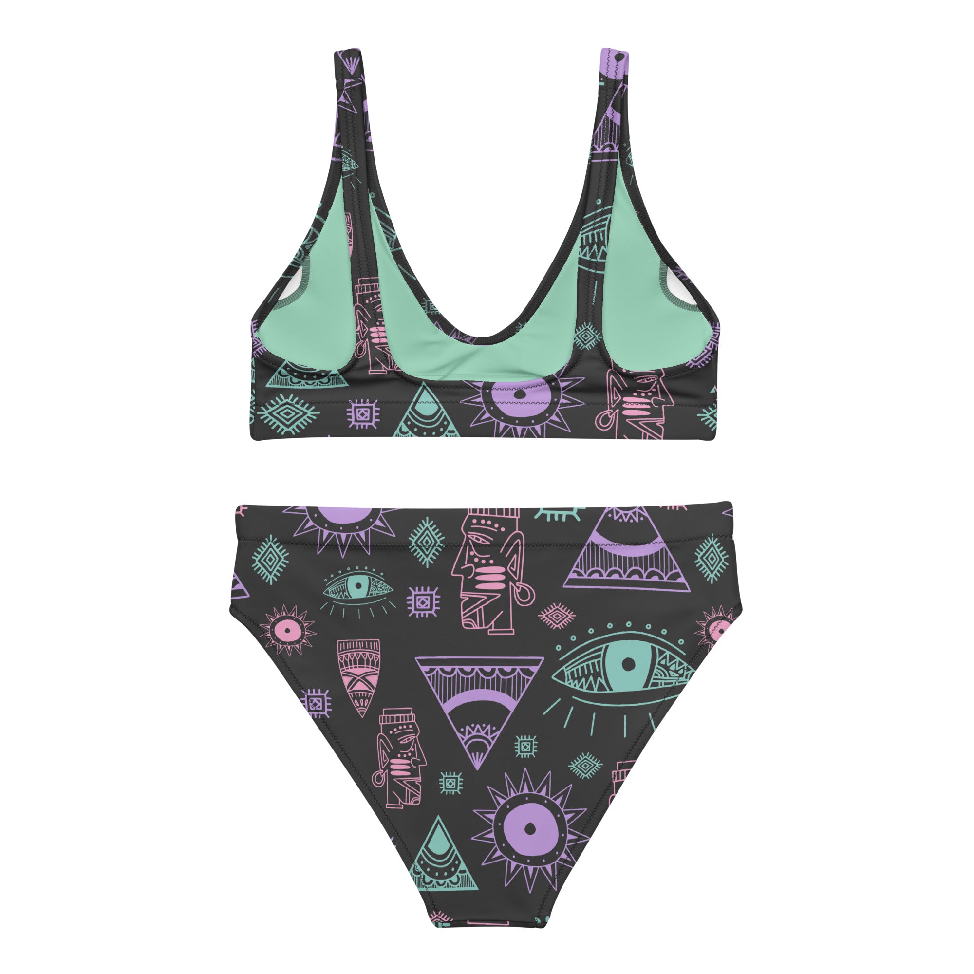 Tribal High Waist Bikini