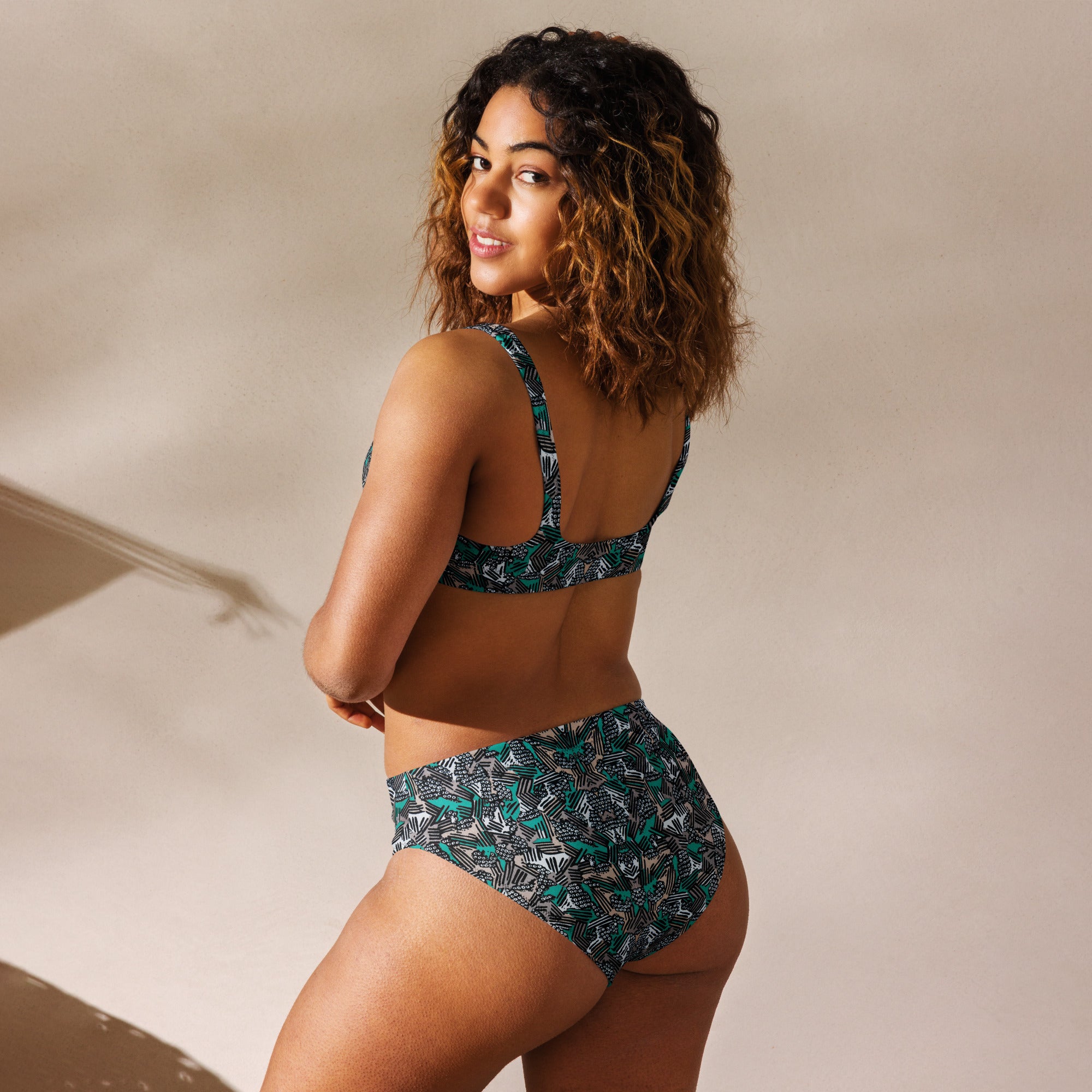 Vintage High Waist Bikini
