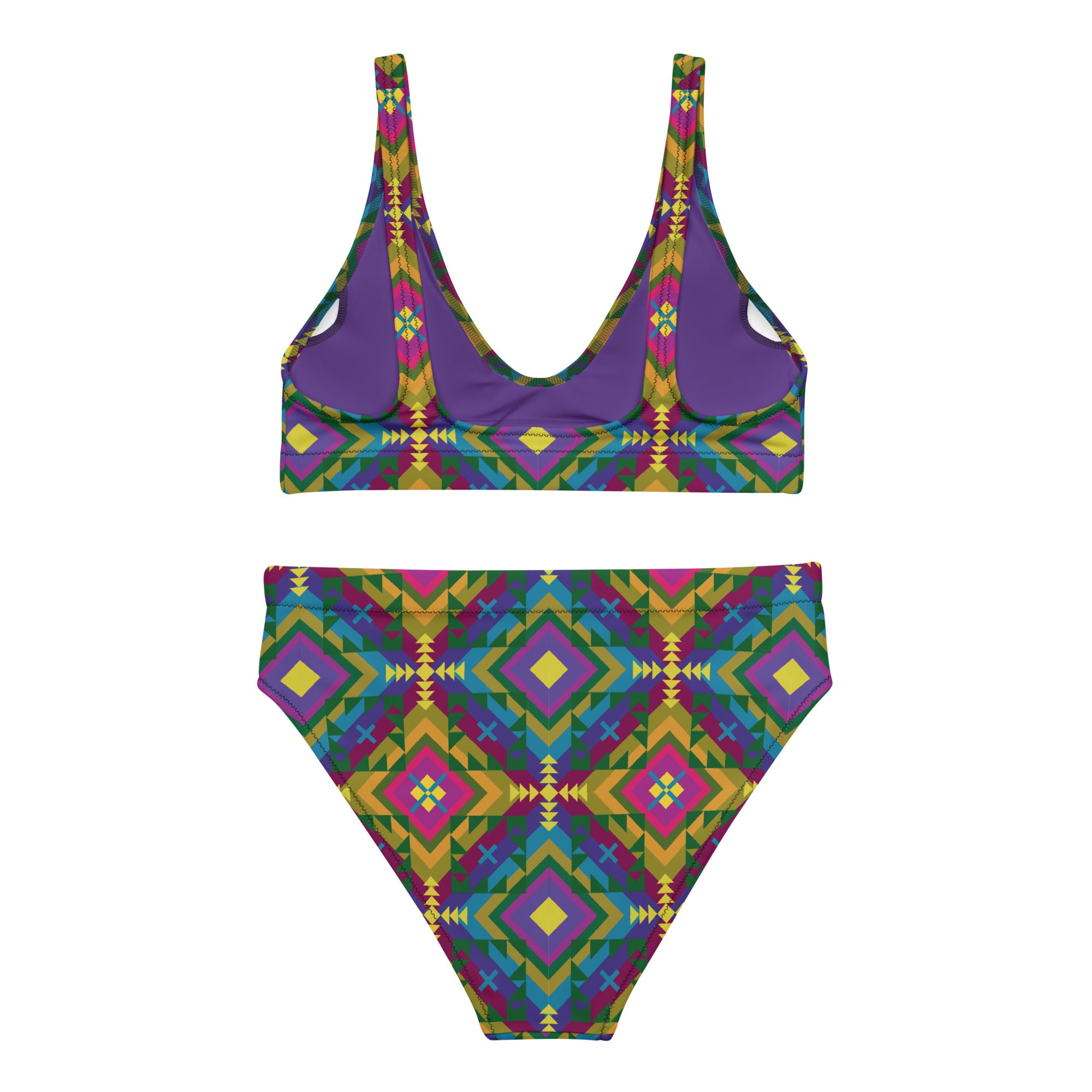 Kaleidoscope High Waist Bikini