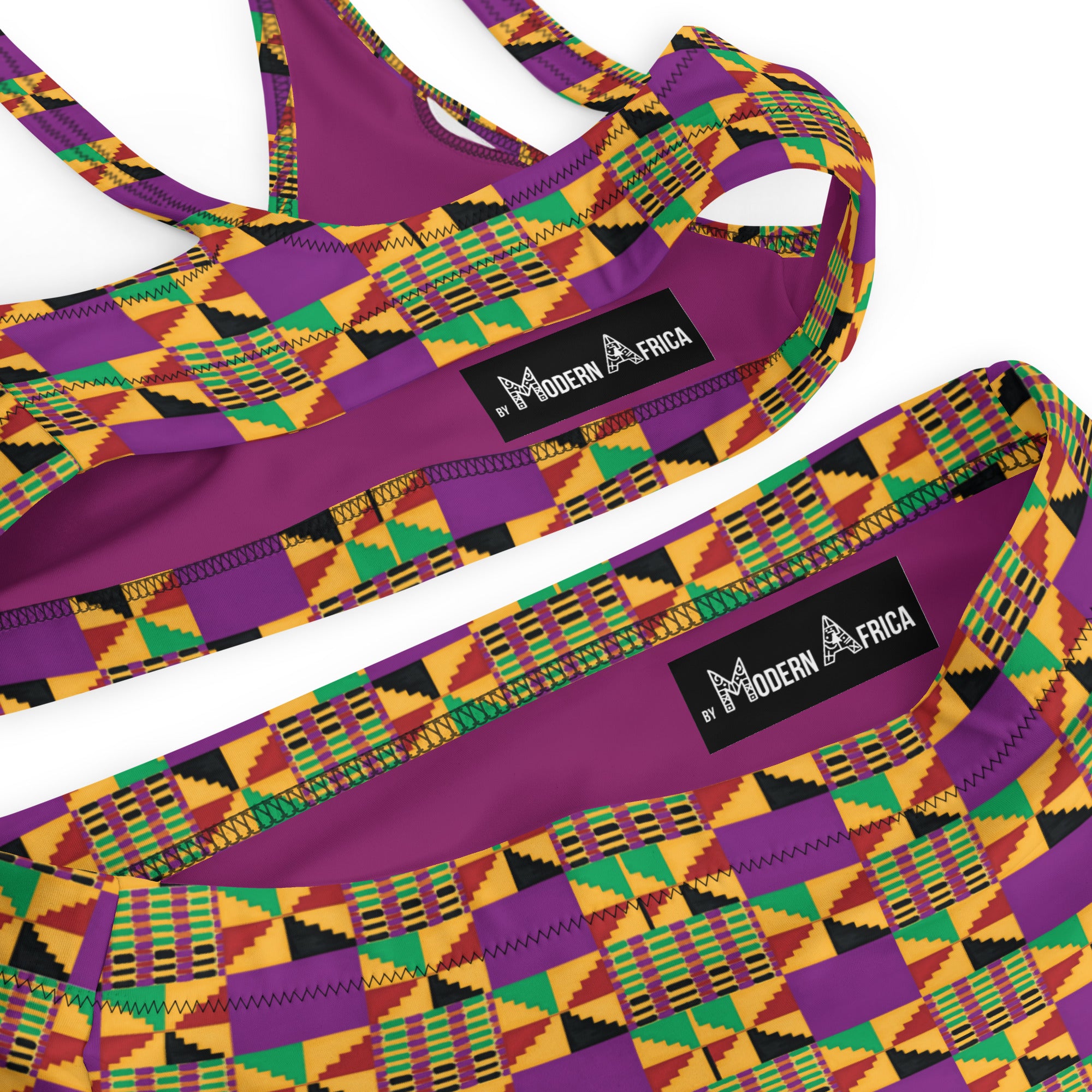 Kente Crush High Waist Bikini