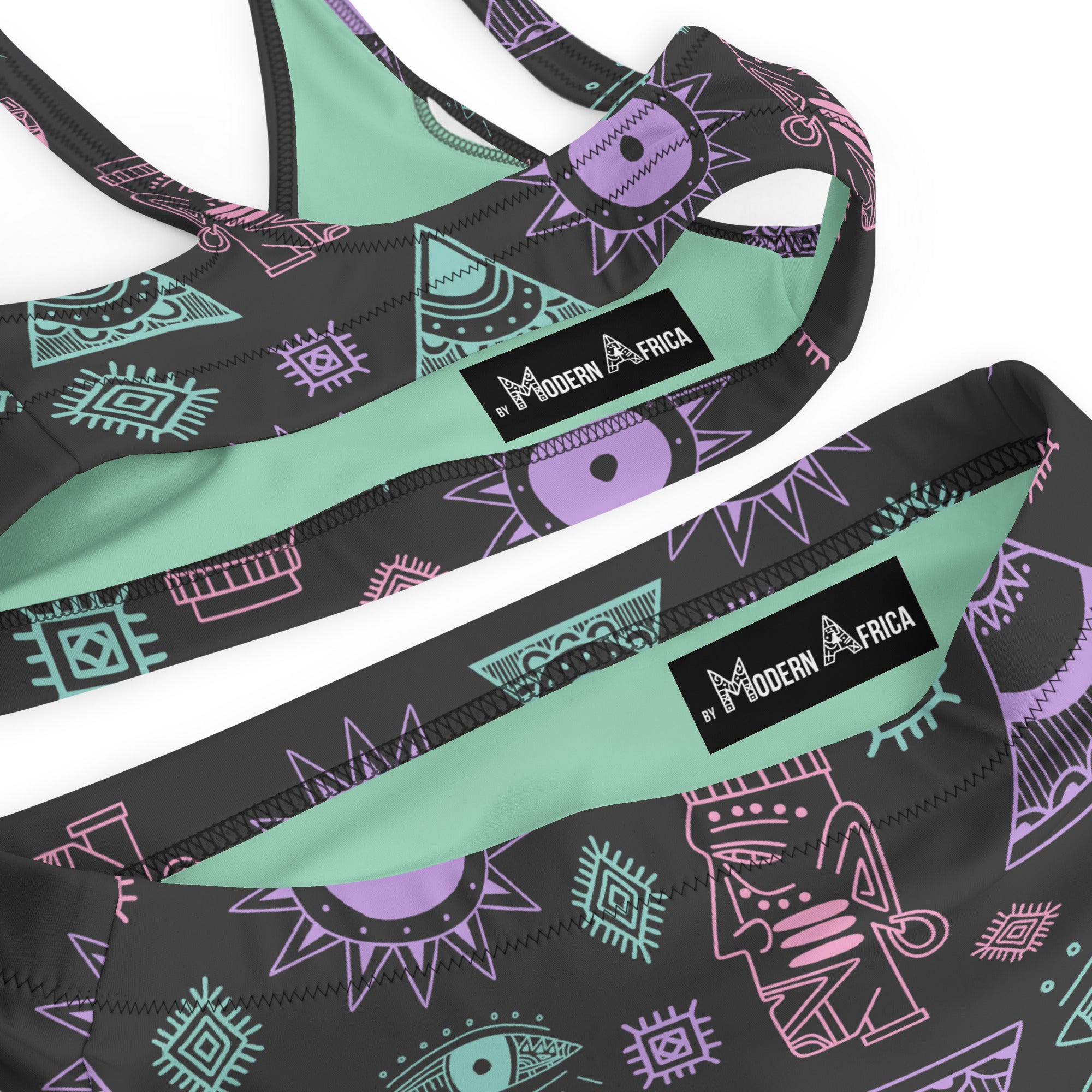 Tribal High Waist Bikini