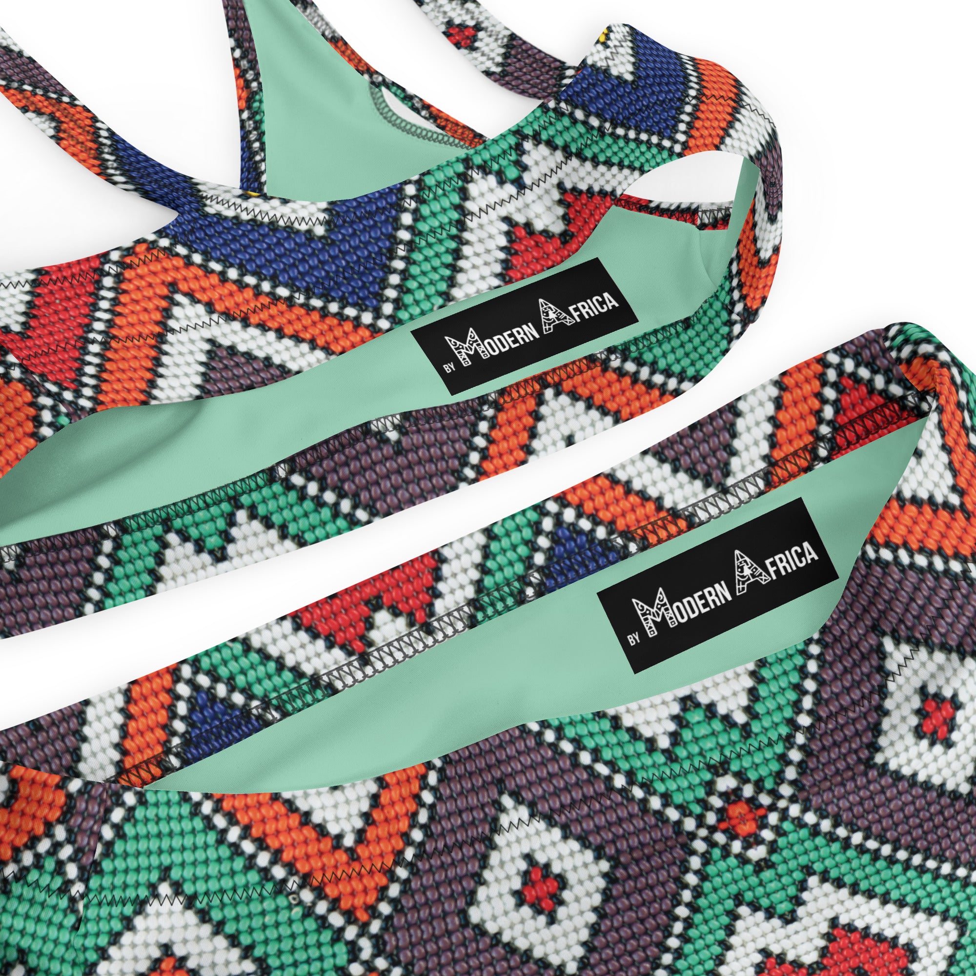 Beaded High Waist Bikini