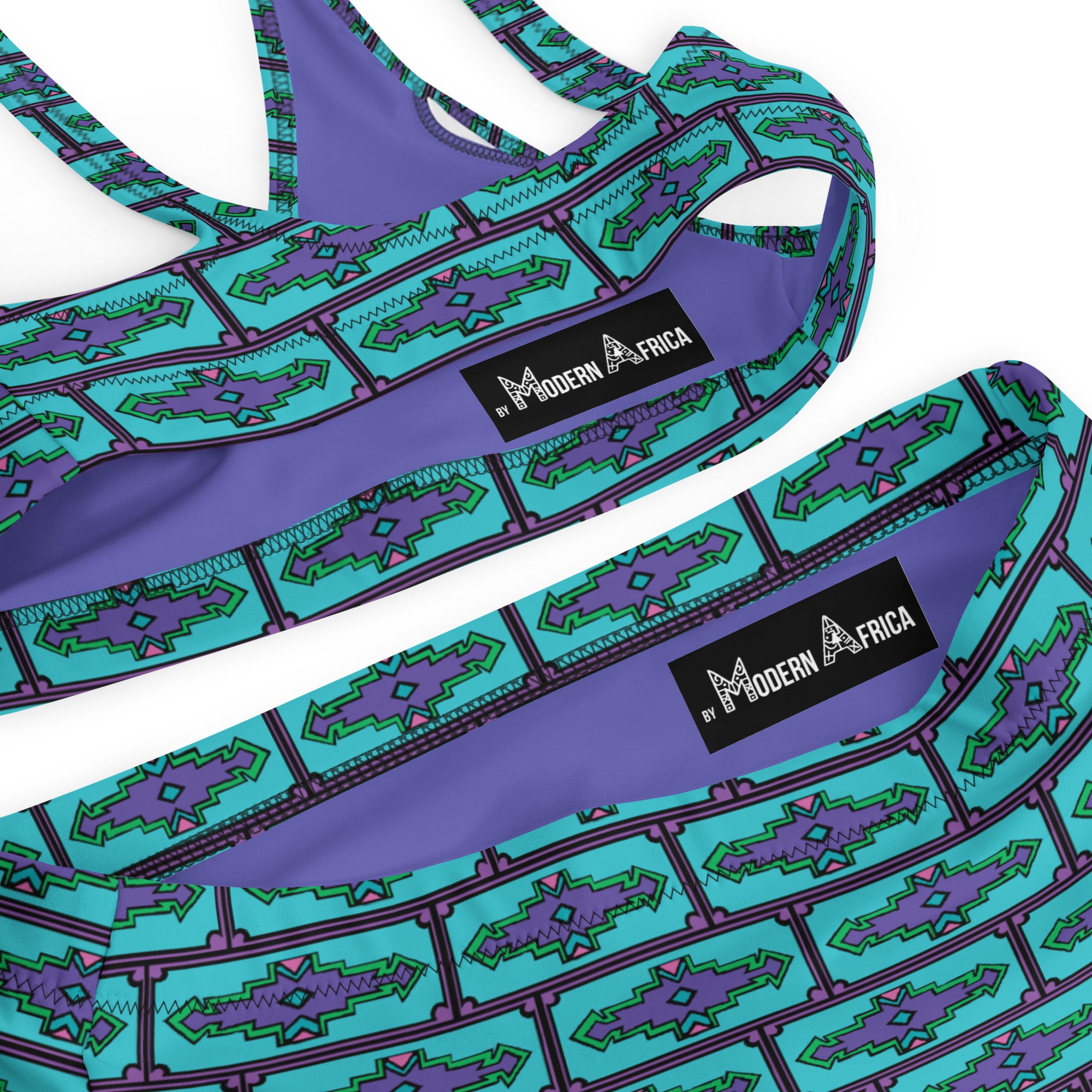 Aztek-y High Waist Bikini