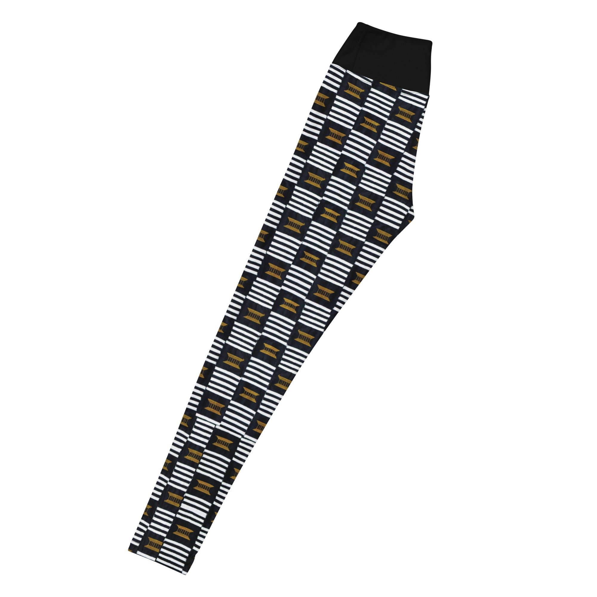B/W Kente Leggings