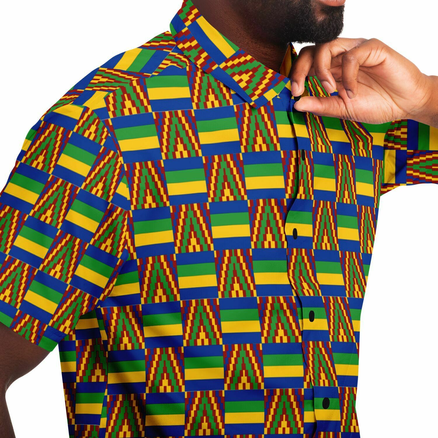Digi Kente Short Sleeve Shirt