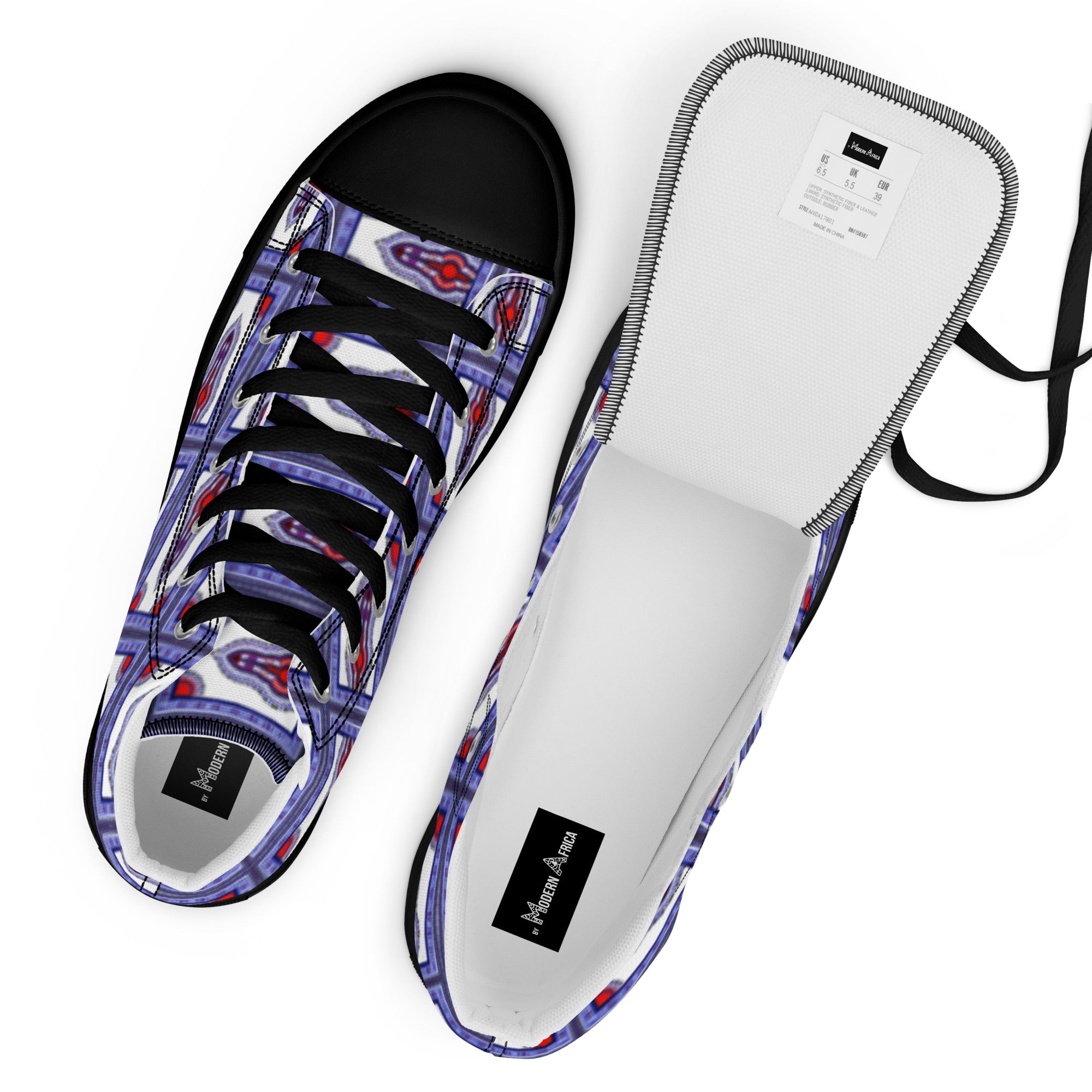 Dashiki Women's Canvas High Tops