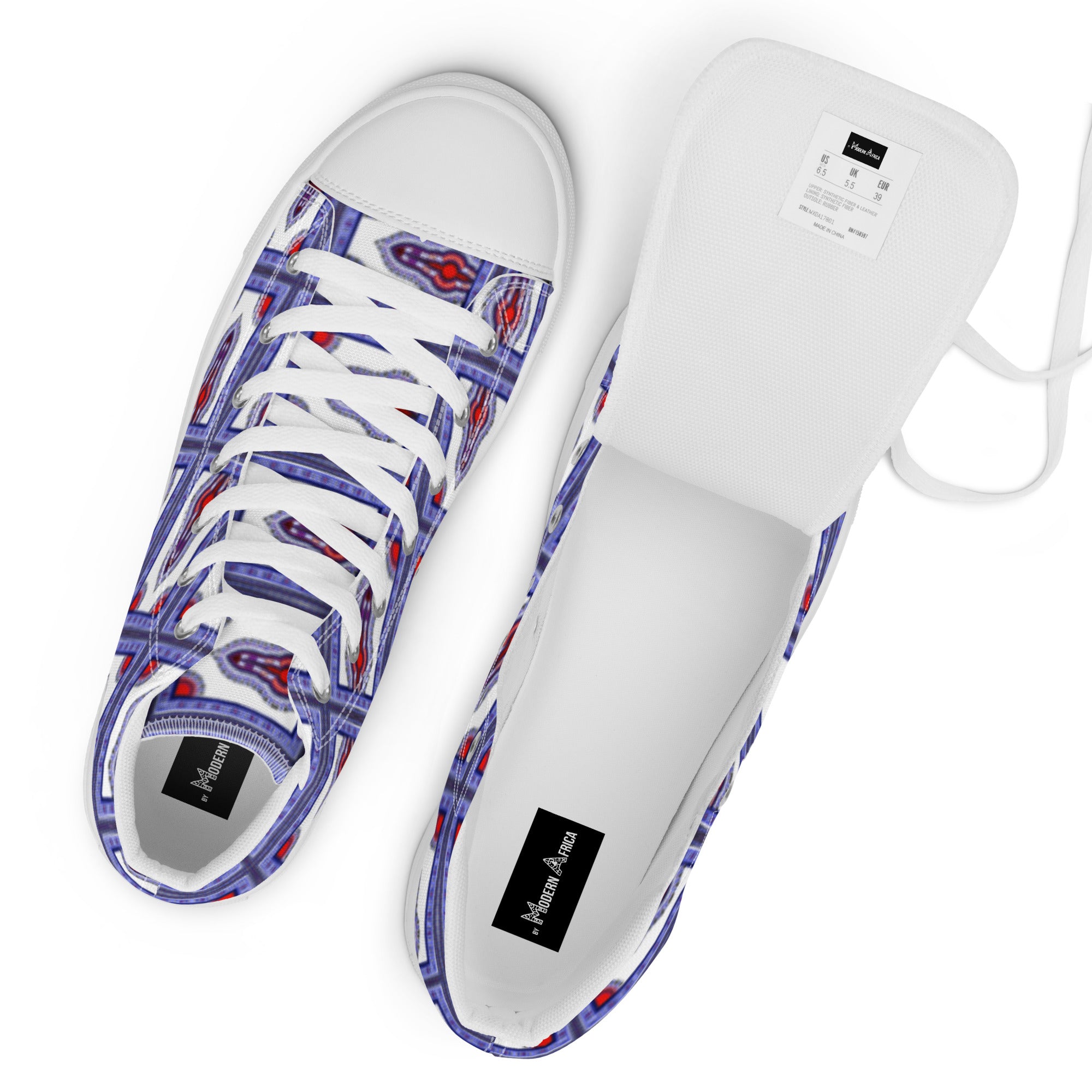 Dashiki Women's Canvas High Tops