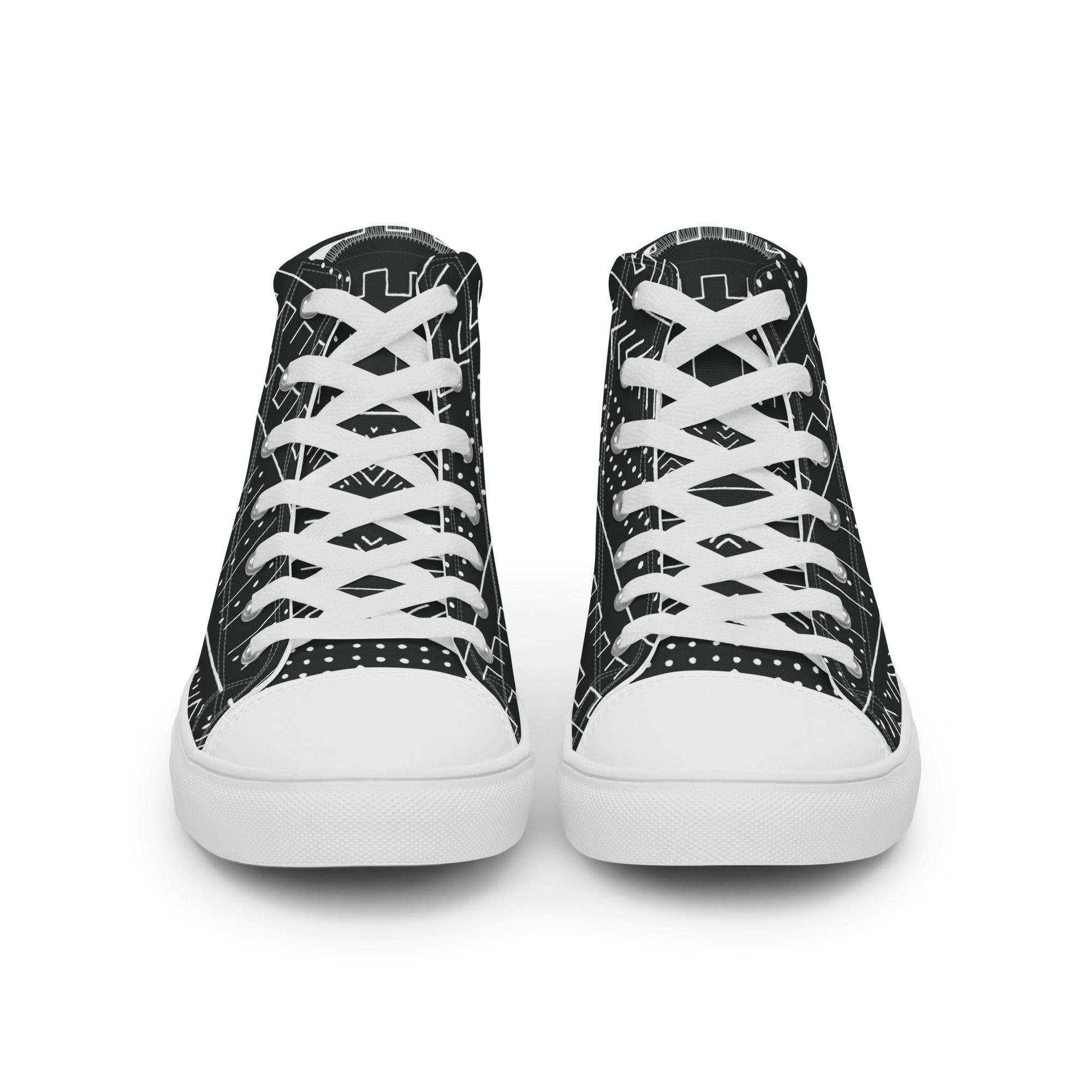 Mud Cloth Women’s Canvas High Tops