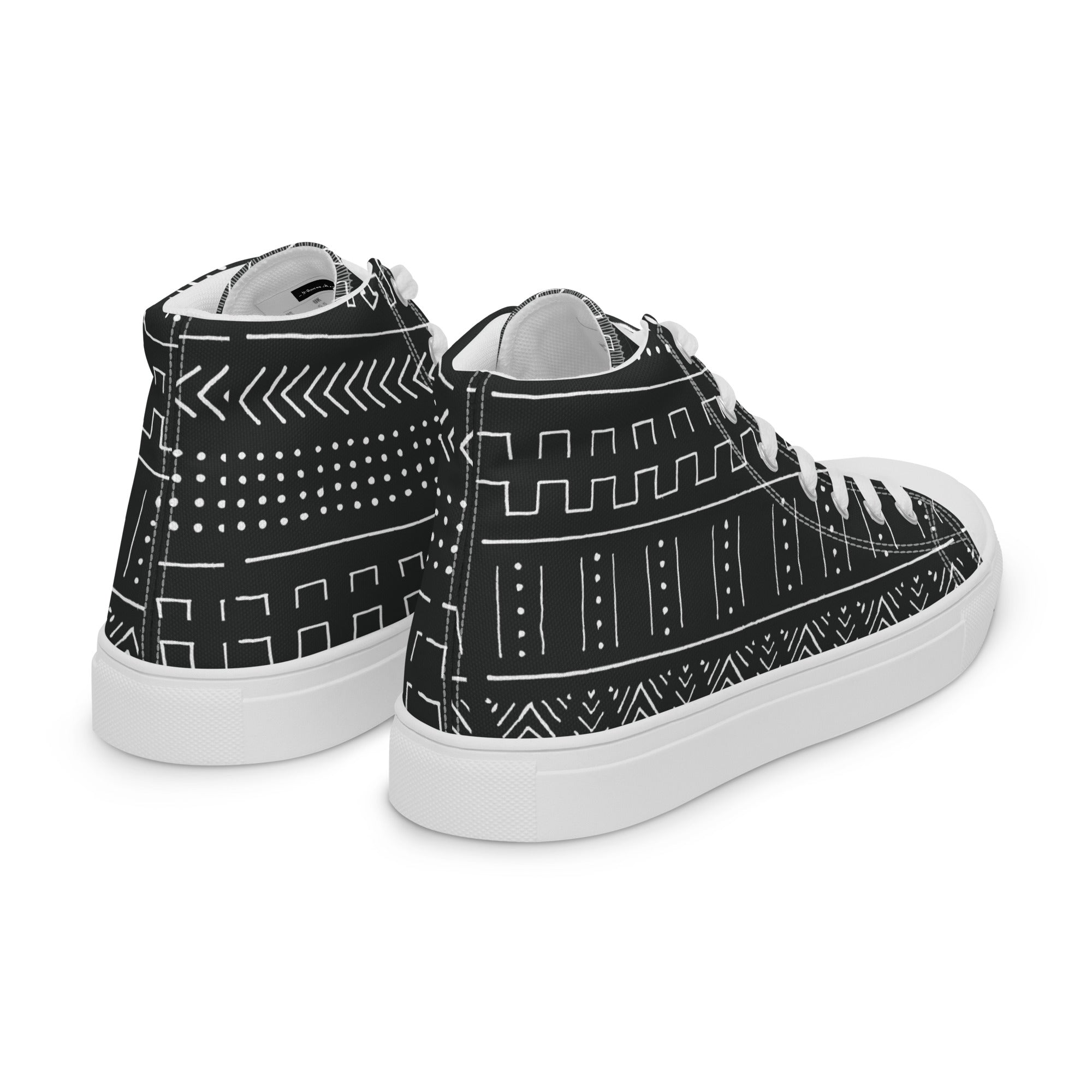 Mud Cloth Women’s Canvas High Tops