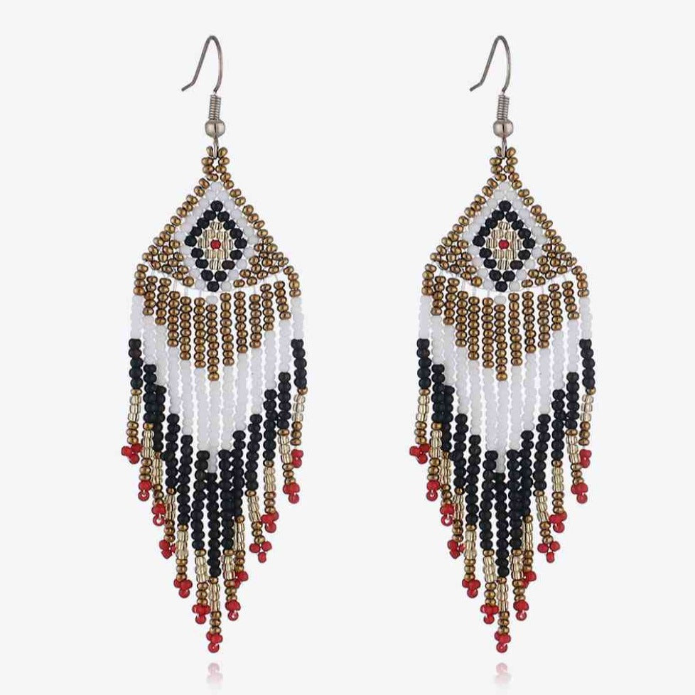 Beaded Dangle Earrings