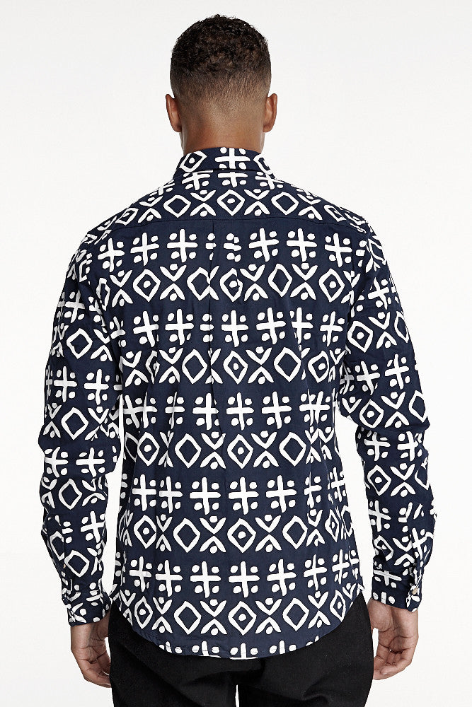 Daily Paper Navy Berber Shirt