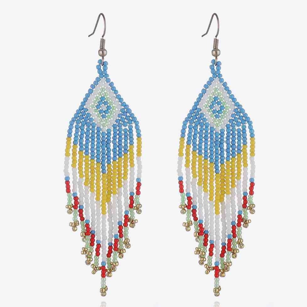 Beaded Dangle Earrings