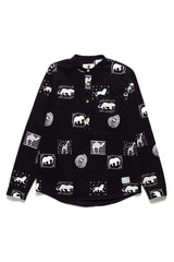 Daily Paper Black Animal Print Shirt