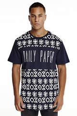 Daily Paper Navy Berber Panel T-Shirt