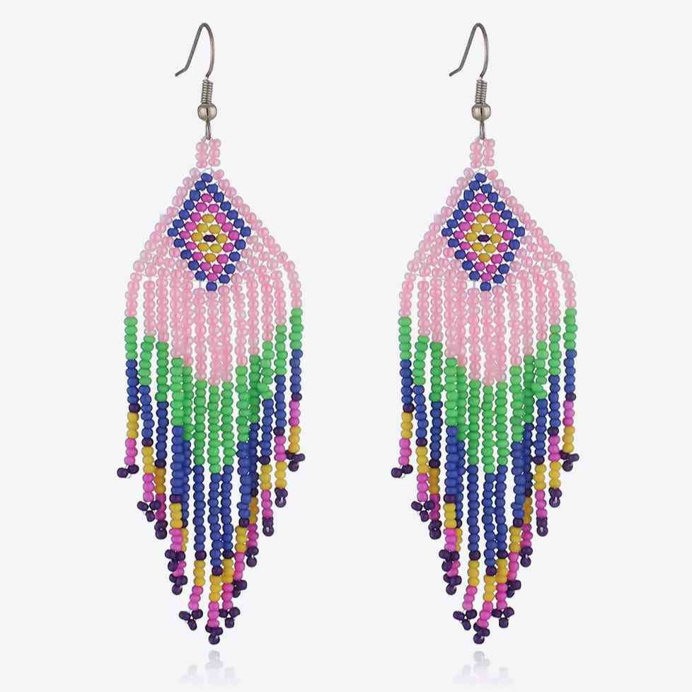 Beaded Dangle Earrings