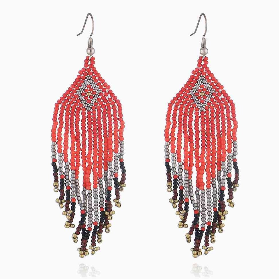 Beaded Dangle Earrings